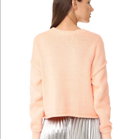 HP 🎉 NWT Wildfox Peachy Rhinestone Sweater - Picture 2 of 5